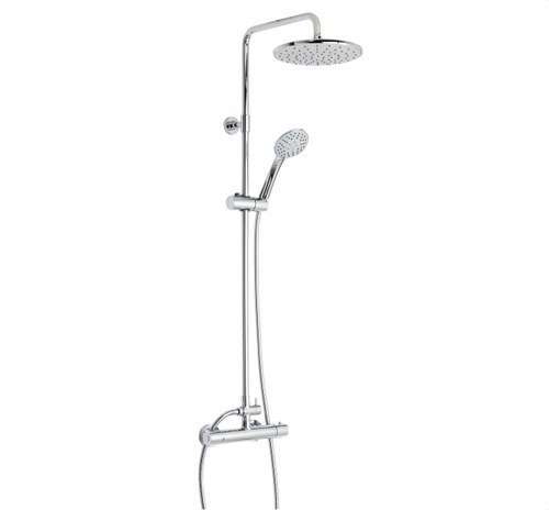 OSLO thermostatic shower column chrome with reference CT67110 19 from the brand GENEBRE