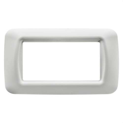 4-Module Plate Cloud White System with reference GW22504 from the brand GEWISS
