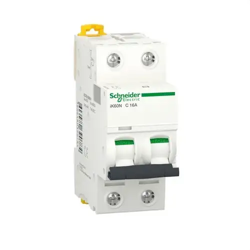 IK60N Circuit Breaker 2P 16A Curve C Curve C 6kA with reference A9K17216 from the brand SCHNEIDER ELECTRIC