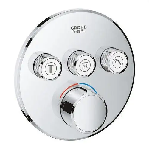 Built-in mixer with 3 SmartControl handles chrome with reference 29146000 from the brand GROHE