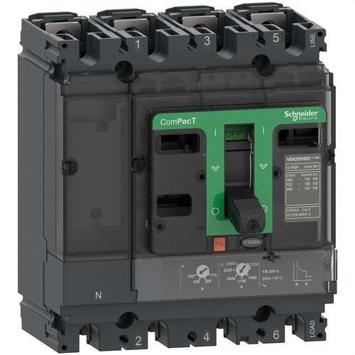 ComPacT NSX160F Circuit Breaker 36kA AC 4P4R 125A TMD with reference C16F4TM125 from the brand SCHNEIDER ELECTRIC