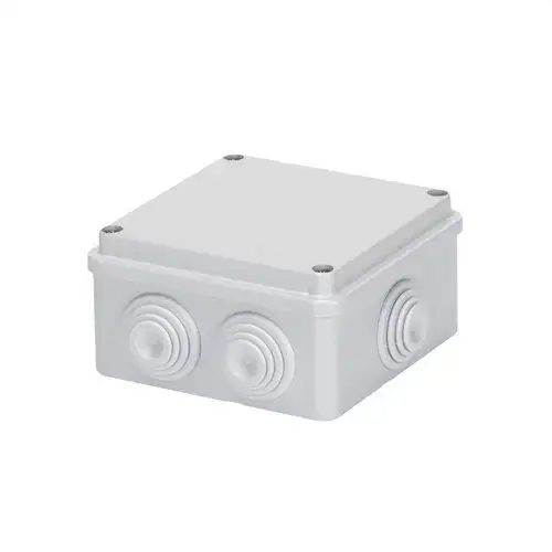 Junction box with low screw-on lid 100x100x50mm with reference GW44004 from the brand GEWISS