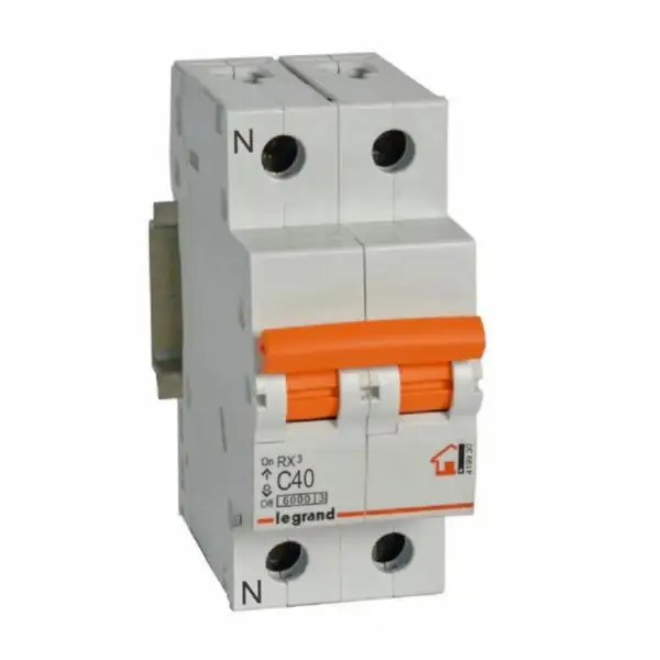 RX³ Thermal Magnetic Circuit Breaker - 1P+N - 230V~ - 40A - C Curve with reference 419930 from the brand LEGRAND