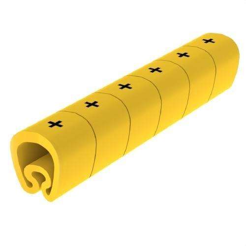 Pre-cut Yellow Ø5 PVC Laminated Markers with reference 1811 from the brand UNEX