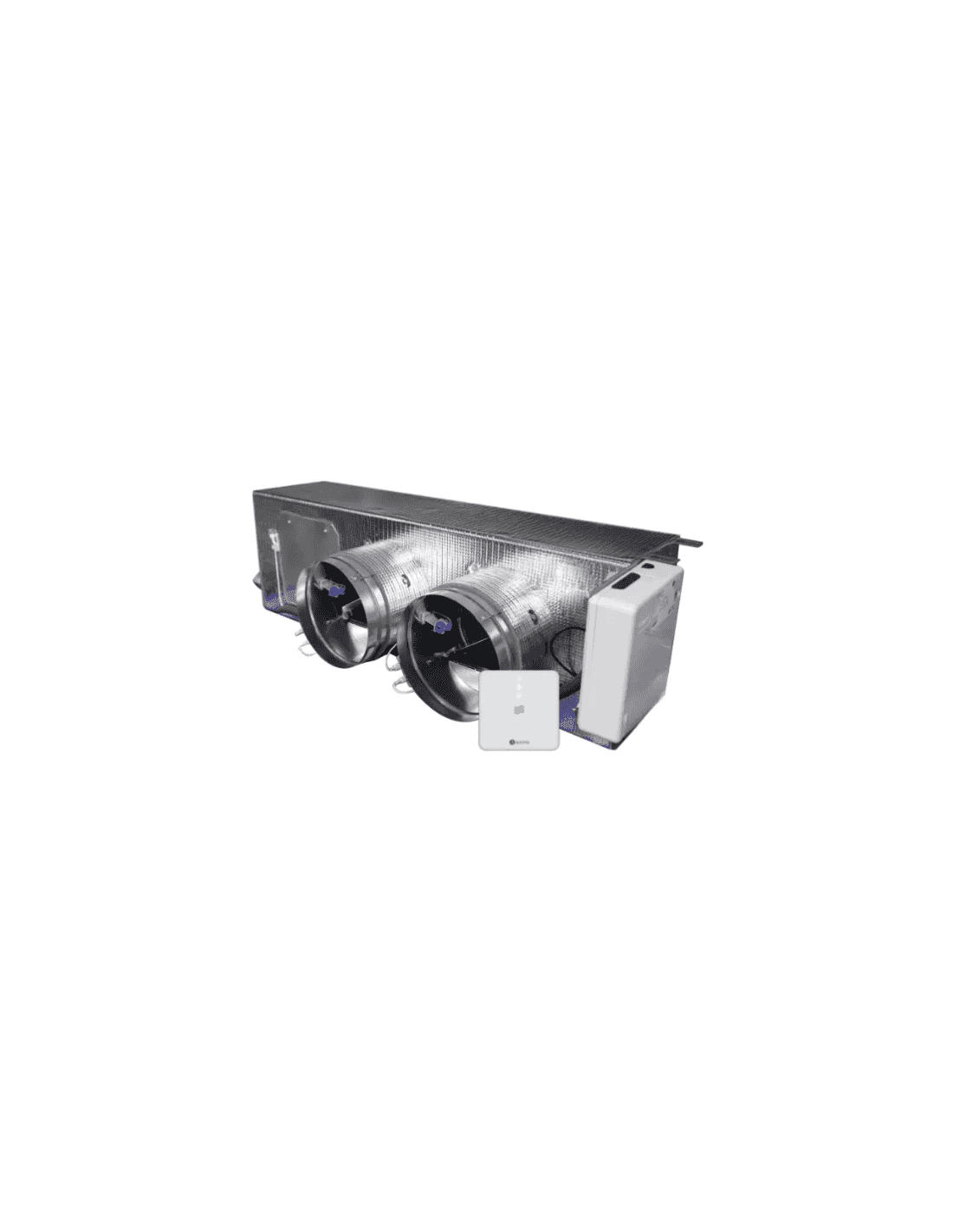 Airzone Easyzone 25 Wi-Fi Medium Motorized Plenum AZC25MELBS01S2 for Mitsubishi Electric Low Profile – 2 Outlets Ø200 mm (Medium Capacity) with reference AZC25MELBS01S2 from the brand AIRZONE