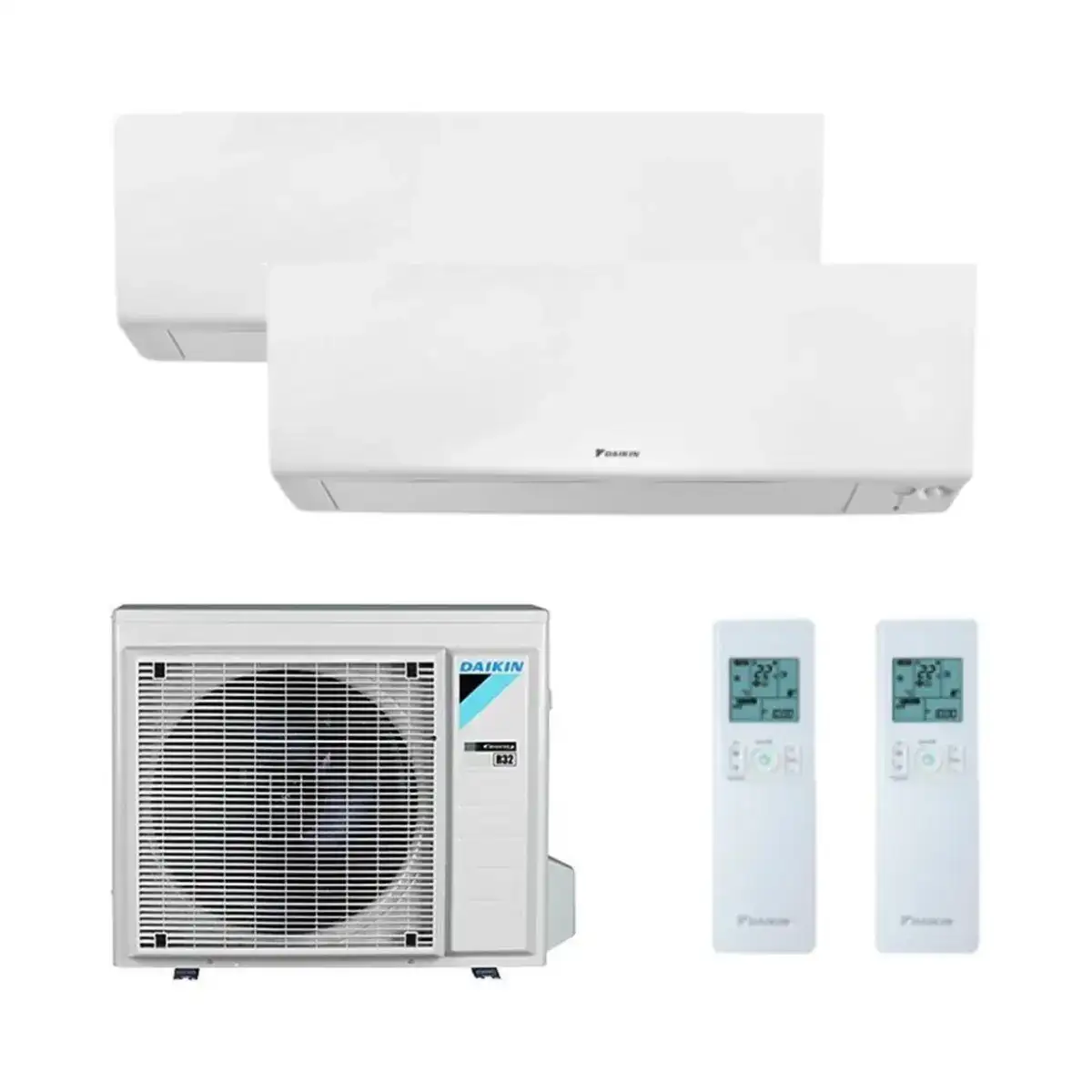 2x1 Air Conditioner with WiFi Daikin Perfera 2.5 kW + 3.5 kW with reference KITDAIPER2MXM40A2535 from the brand DAIKIN