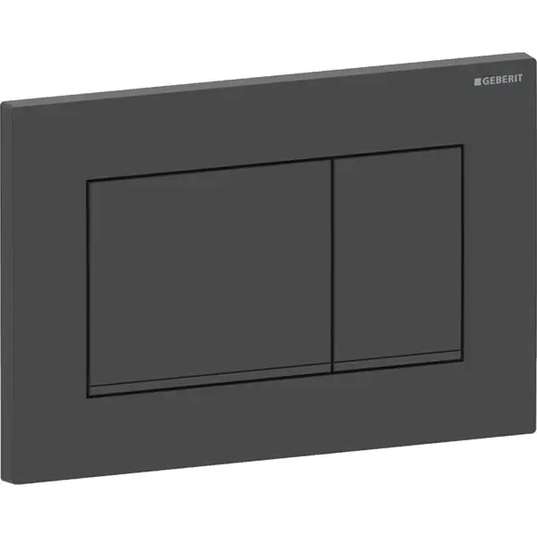 Geberit Sigma20 dual flush button matte black/black with reference 115.883.16.1 from the brand GEBERIT