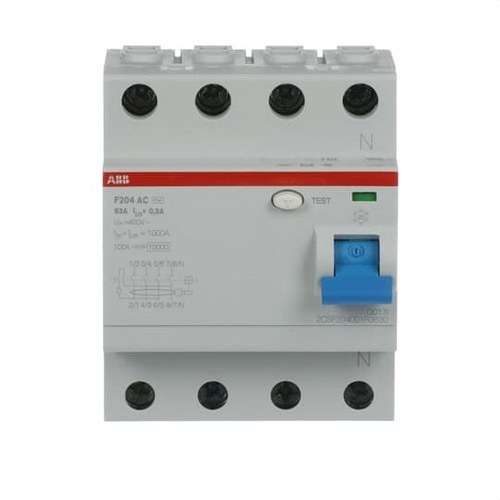 4P 63A AC Class Differential 300mA with reference 2CSF204001R3630 from the brand ABB