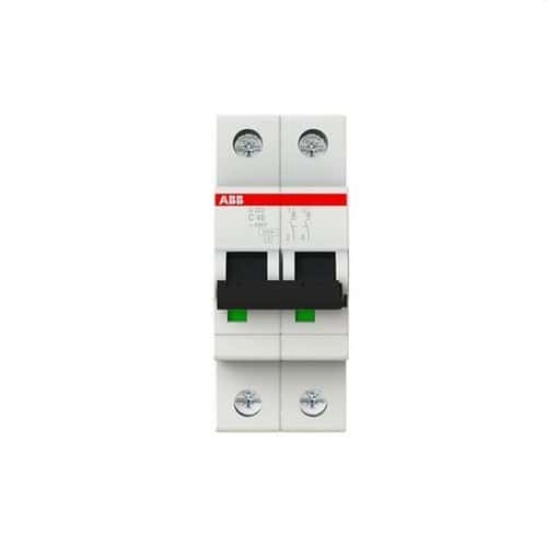 S202-C40 2P 40A Curve C 10kA Circuit Breaker with reference 2CDS252001R0404 from the brand ABB