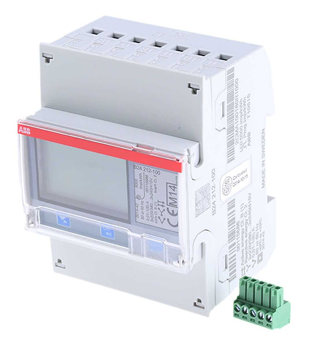 ABB B24 Series 3-Phase Energy Meter with reference 2CMA100180R1000 from the brand ABB