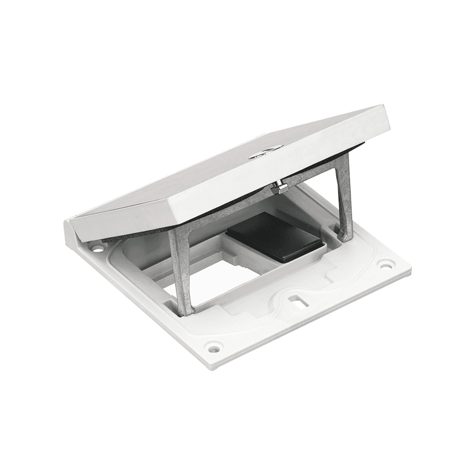 Manual closure frame and mechanism cover with housing for K45 function for 45x45mm and 22.5x45mm with reference KFH100/72 from the brand SIMON