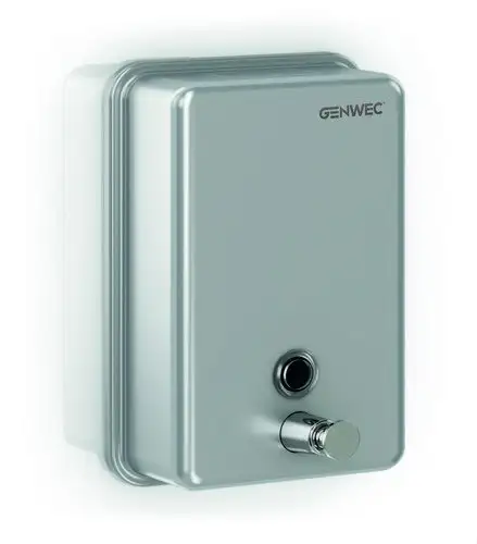 Vertical Soap Dispenser 1100ml Satin 304 Stainless Steel with reference GW04 01 04 01 from the brand GENWEC