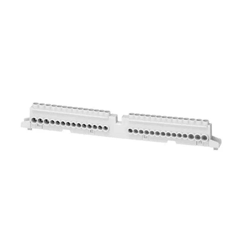 Unipolar terminal block 80A (3x16 + 17x10) with reference GW40418U from the brand GEWISS