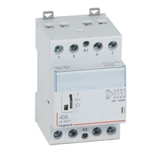 Contactor 40A 4NO 230V with reference 412553 from the brand LEGRAND