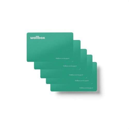 Pack of 10 RFID Cards for WallBox Electric Car Charger with reference 000000663 from the brand WALLBOX