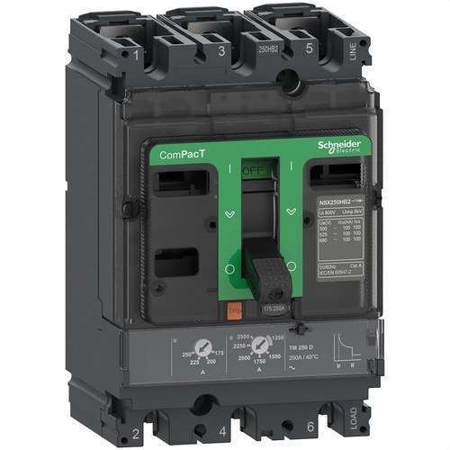 ComPacT NSX160F 36kA AC 3P3R 160A TMD Circuit Breaker with reference C16F3TM160 from the brand SCHNEIDER ELECTRIC