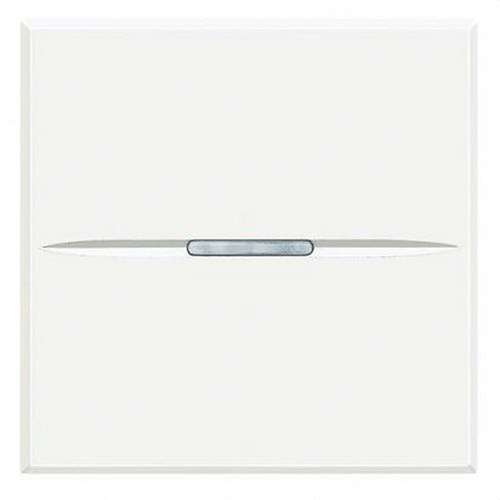 Illuminable Axial Push Button 2 Modules White Axolute with reference HD4005M2AN from the brand BTICINO