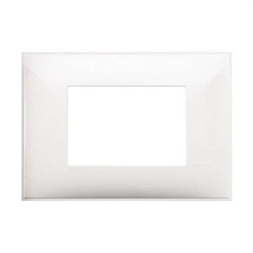 White Classia 3-Module Decorative Frame with reference R4803RW from the brand BTICINO