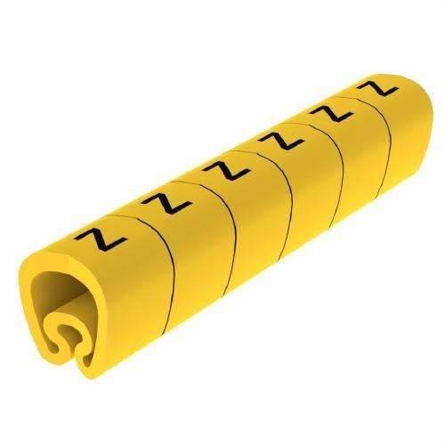 Pre-cut yellow markers Ø18 PVC laminated with reference 1813-Z from the brand UNEX