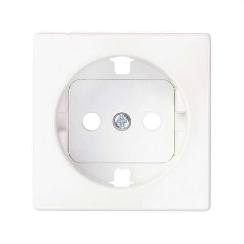 Cover with safety device for Schuko socket base matte white Simon 82 Concept with reference 8200041-090 from the brand SIMON