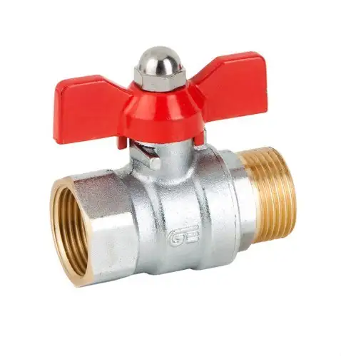Male-Female Ball Valve 1" Red with reference 3038 06 from the brand GENEBRE