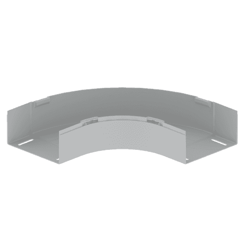 Flat 90º Bend Grey RAL7035 100x200 mm U23X with reference 66230 from the brand UNEX