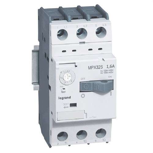 Motor Protector MPX 32S 1.0-1.6A with reference 417305 from the brand LEGRAND