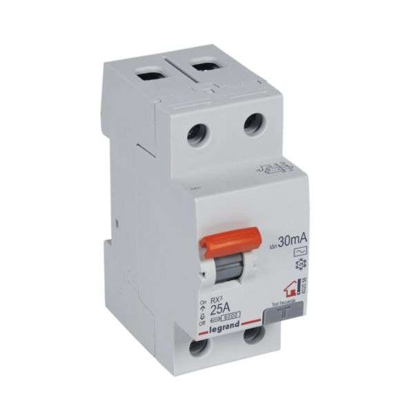 Residual Current Device RX³ - 2P - 230V~ - 30mA - 25A - Type AC with reference 402056 from the brand LEGRAND