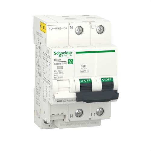 RESI9 Combi SPU 1PN C 50A Circuit Breaker with reference R9L20650 from the brand SCHNEIDER ELECTRIC