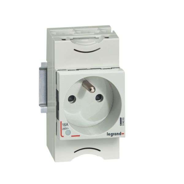 Power outlet - 10/16A - 250V~ - 2P+T - with shutter and indicator with reference 004283 from the brand LEGRAND