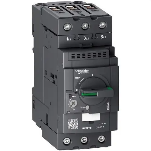 TeSys GV3 Motor Circuit Breaker 3P 70-80A EverLink with reference GV3P80 from the brand SCHNEIDER ELECTRIC