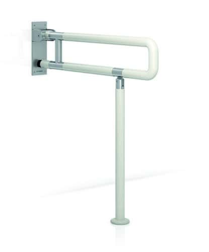 Folding support bar with nylon leg 700mm stainless steel base with reference GW11 31 09 00 from the brand GENWEC