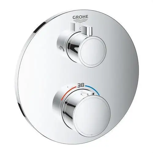 Grohtherm Chrome Thermostatic Shower Valve for Two Outlets with reference 24076000 from the brand GROHE