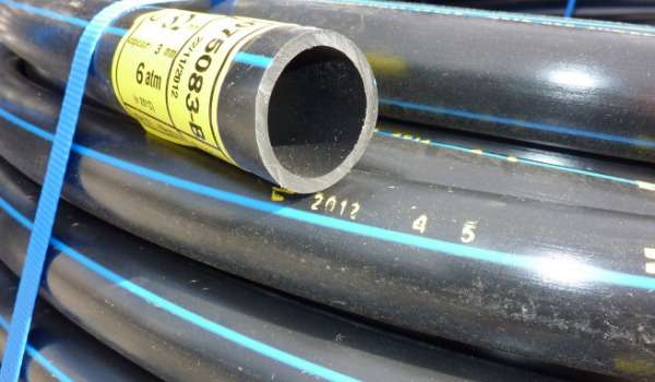 Polyethylene pipe and accessories