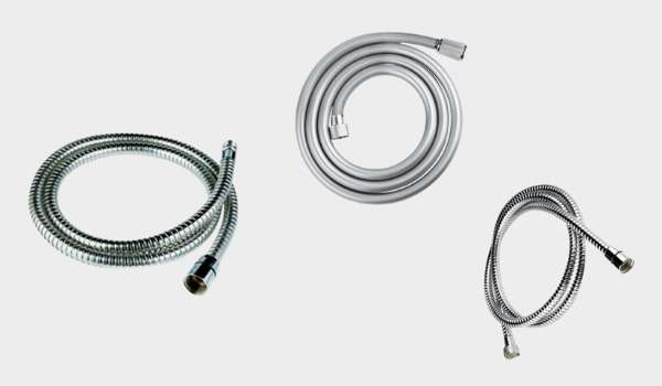 Shower bar, shower head and hose