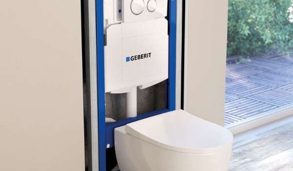 Frame for built-in sanitary ware