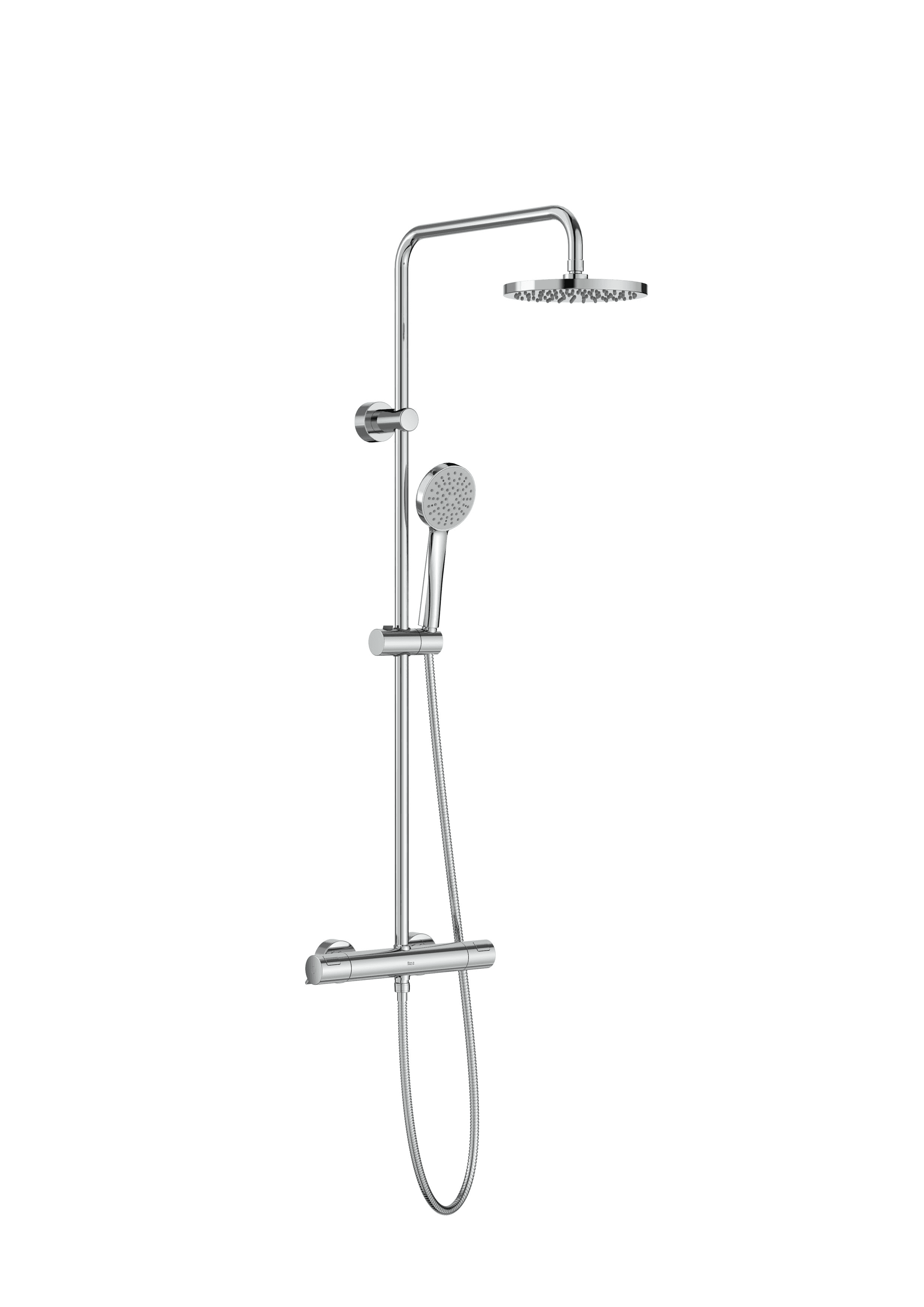 Thermostatic Shower Column Chrome Roca T-Basic