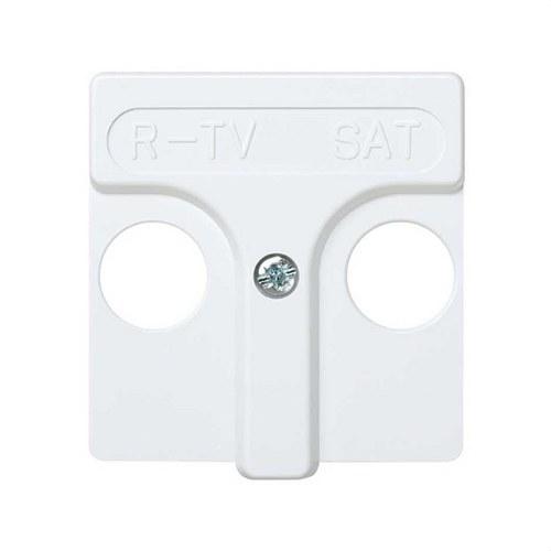 White Inductive R-TV+SAT Socket Plate Simon 27 Play with reference 27097-34 from the brand SIMON