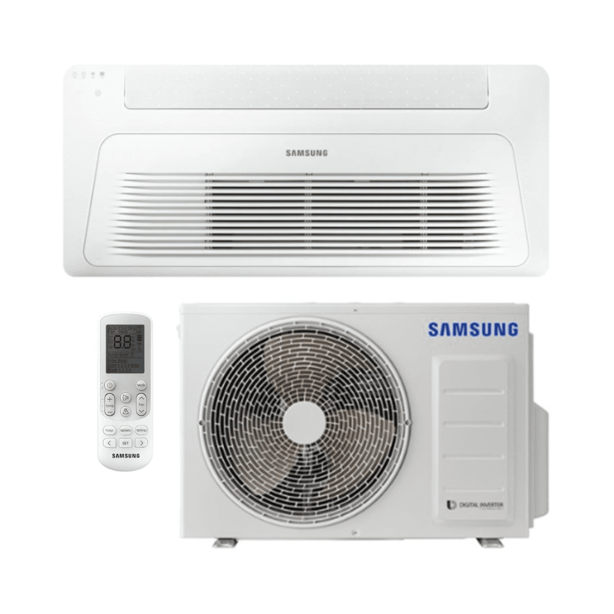 Samsung WindFree 1-Way Cassette Air Conditioner 3.5 kW 12000 BTU with reference F-CST1W35R from the brand SAMSUNG