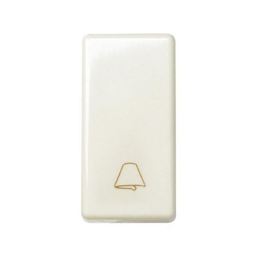 Push button with bell engraving, half element, and quick connection system ivory Simon 27 Play with reference 27150-61 from the brand SIMON