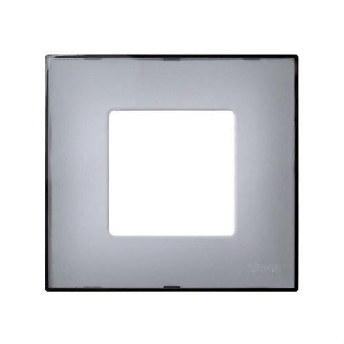 Interchangeable cover for 1-element frame translucent grey Simon 27 Play with reference 2700617-112 from the brand SIMON
