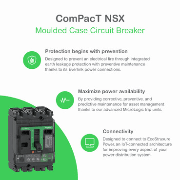 ComPacT NSX250N Circuit Breaker 50kA AC 4P4R 250A TMD with reference C25N4TM250 from the brand SCHNEIDER ELECTRIC
