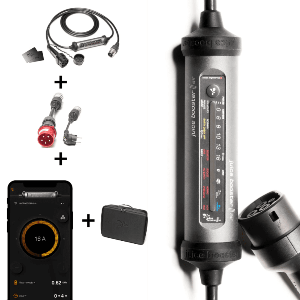 Juice Booster 3 Air Basic Set Portable Electric Car Charger