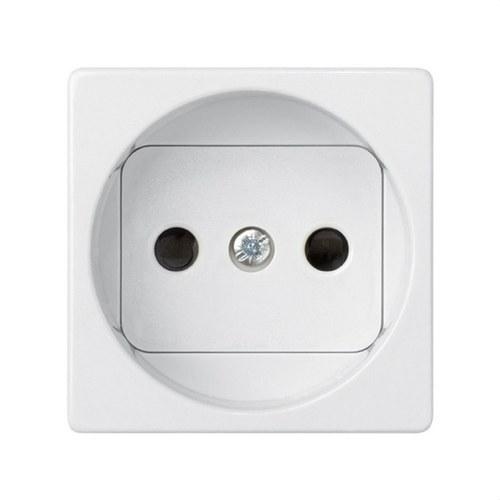 Bipolar Socket Base 16 A 250V with Safety Device and Screw Terminal Shiny White Simon 27 Play with reference 27431-65 from the brand SIMON