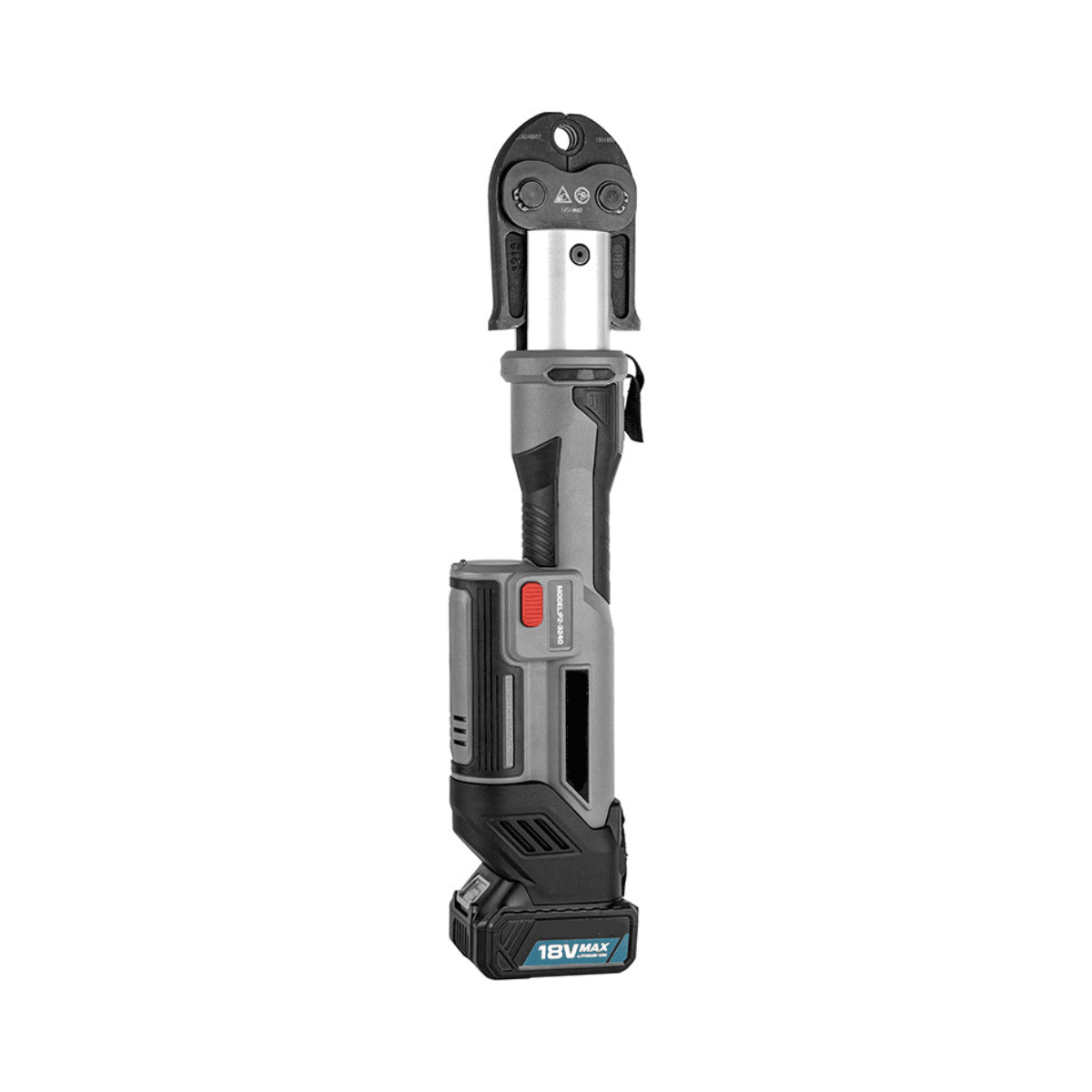 Max battery-powered press tool for multilayer/PE-X/copper pipes Bara DM3240AK 25-32-40-50mm