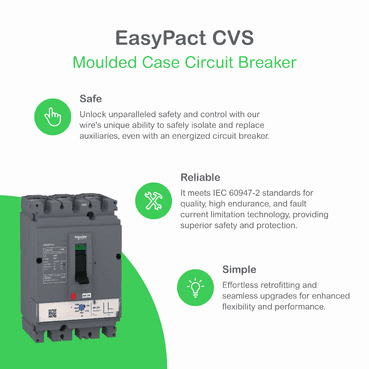 Easypact CVS630F Circuit Breaker ETS 2.3 630 A 4P/4R with reference LV563506 from the brand SCHNEIDER ELECTRIC