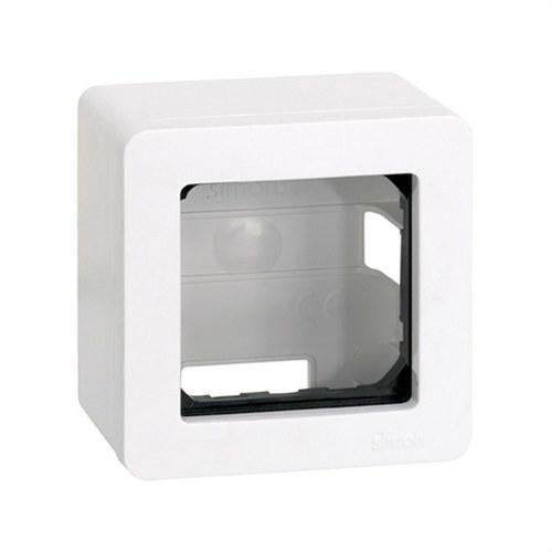 Surface box for 1 white element Simon 27 with reference 27811-35 from the brand SIMON